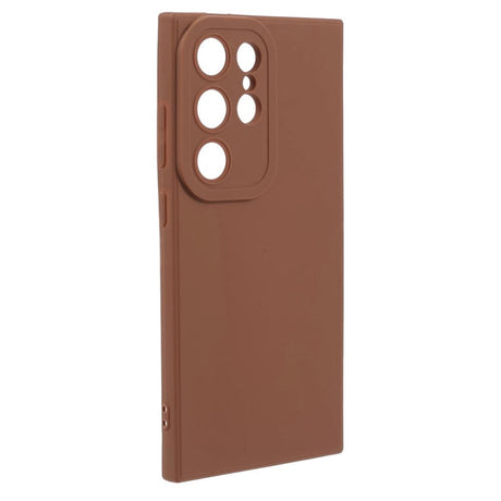 Samsung Galaxy S24 Ultra Matte Flexible Plastic Case - Brown