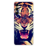 Samsung Galaxy A05s Flexible Plastic Case w. Motif - Tiger