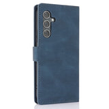 Samsung Galaxy A55 (5G) Leather Flip Case w. Wallet og Strap - Blue