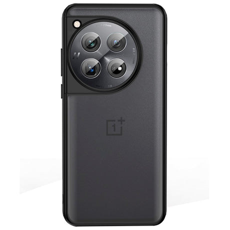 OnePlus 12 Hard Plastic Case - Transparent / Black Edge