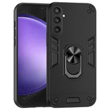 EIDERWOOD Samsung Galaxy S23 FE Tough Case with Kickstand - Black