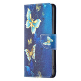 EIDERWOOD Samsung Galaxy Xcover 7 Flip Case with 2 x Card Holder - Blue Butterflies