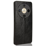 EIDERWOOD Honor Magic6 Lite (5G) Faux Leather Back Case - Black