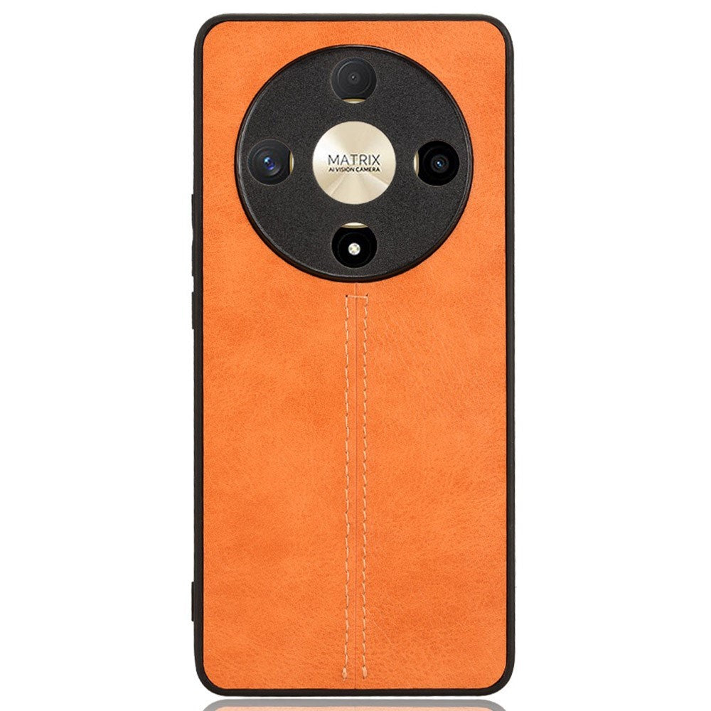 EIDERWOOD Honor Magic6 Lite (5G) Faux Leather Back Case - Orange