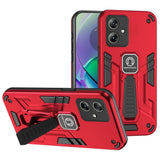 EIDERWOOD Motorola Moto G54 Tough Case w. Kickstand - Red