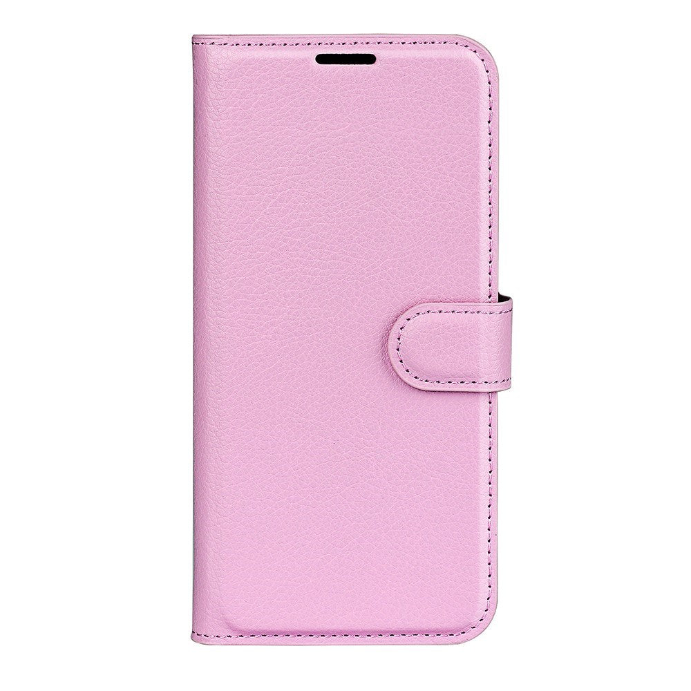 EIDERWOOD Samsung Galaxy Xcover 7 PU Litchi Leather Wallet Case - Pink