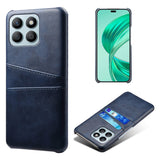 EIDERWOOD Honor X8b Leather Coated Plastic Case with Card Holder - Blue