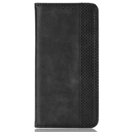 EIDERWOOD Honor Magic6 Pro (5G) Magnetic Faux Leather Flip Case - Black