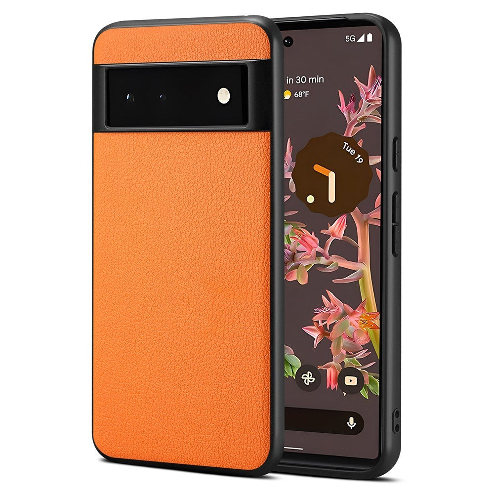 EIDERWOOD Google Pixel 6a Vegan Leather Case - Orange