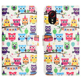 EIDERWOOD Samsung Galaxy Xcover 7 Flip Case with Card Holder & Stand Function - Owls