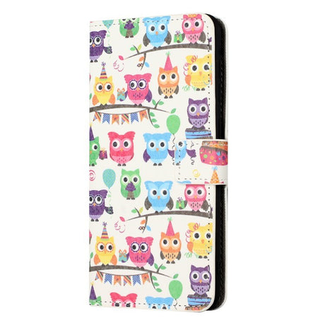 EIDERWOOD Samsung Galaxy Xcover 7 Flip Case with Card Holder & Stand Function - Owls