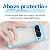 EIDERWOOD Google Pixel 9 / 9 Pro Hybrid Plastic Case - Transparent / Light Blue