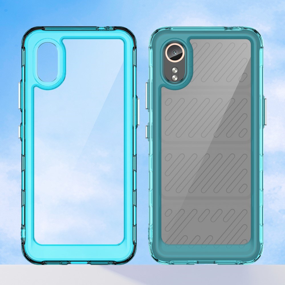 EIDERWOOD Samsung Galaxy Xcover 7 Hybrid Plastic Case - Transparent / Turquoise