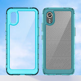EIDERWOOD Samsung Galaxy Xcover 7 Hybrid Plastic Case - Transparent / Turquoise