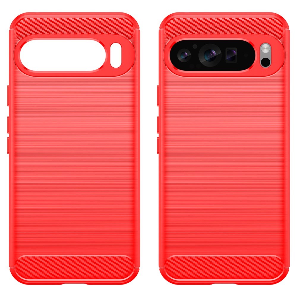 EIDERWOOD Google Pixel 9 Pro XL Brushed Carbon Case - Red