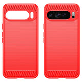 EIDERWOOD Google Pixel 9 Pro XL Brushed Carbon Case - Red