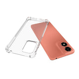 EIDERWOOD Motorola Moto E14 (4G) / G04 (4G) / G04s (4G) / G24 (4G) Flexible Plastic Back Case - Transparent