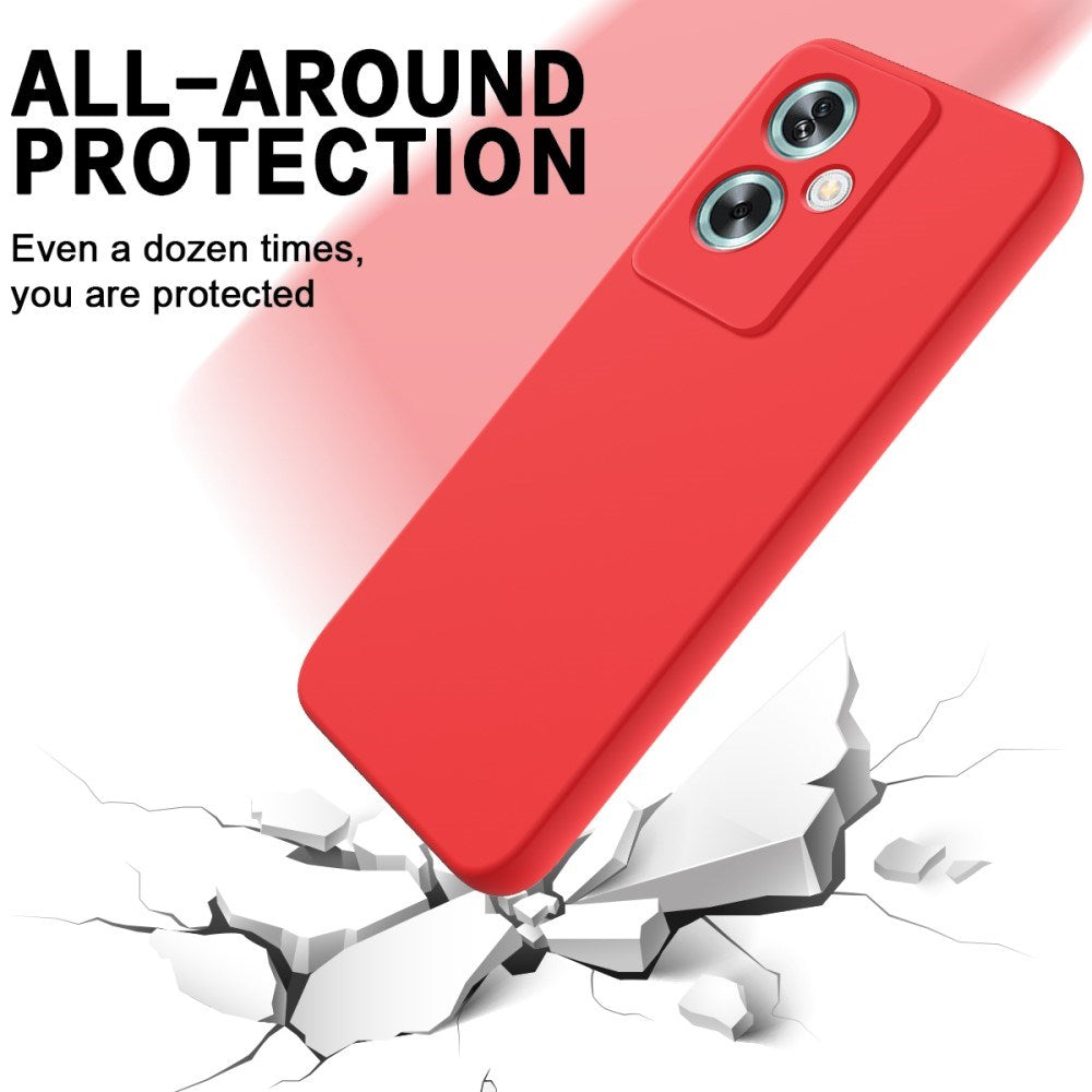 EIDERWOOD OnePlus Nord N30 SE (5G) Liquid Silicone Case w. Strap - Red