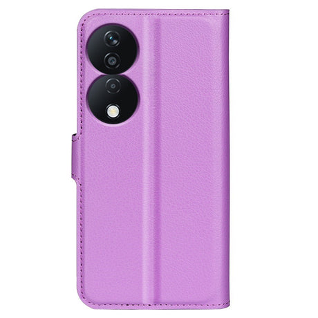 EIDERWOOD Honor X7b / 90 Smart Faux Leather Flip Case with Cardholder & Stand Function - Purple