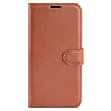 EIDERWOOD Honor X7b / 90 Smart Faux Leather Flip Case with Cardholder & Stand Function - Brown