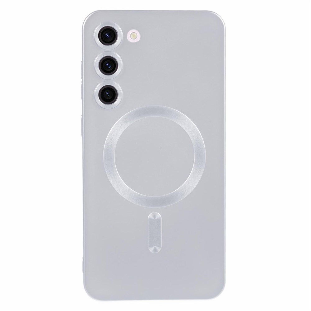 Samsung Galaxy S22+ (Plus) Flexible Plastic Phone Case - MagSafe Compatible - Silver