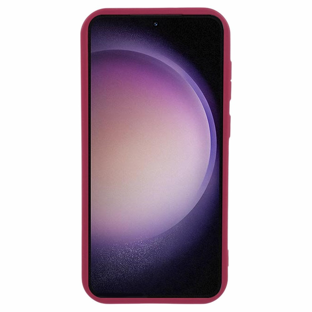 EIDERWOOD Samsung Galaxy S23+ (Plus) Anti-Slip Flexible Plastic Case - Red