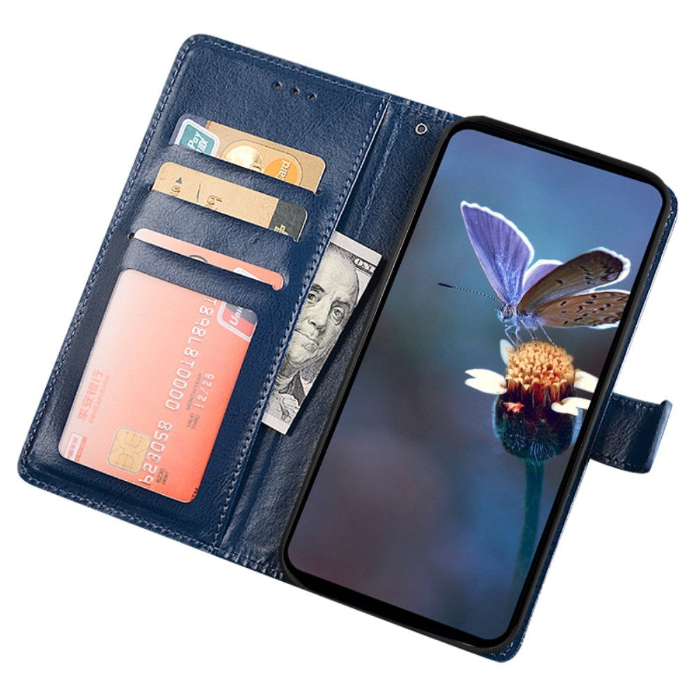 EIDERWOOD Xiaomi 14 Ultra Glossy Leather Phone Wallet Case - Black