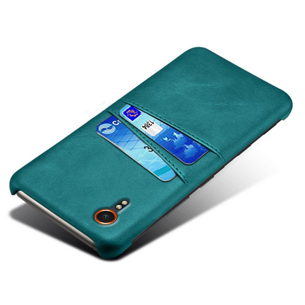EIDERWOOD Samsung Galaxy Xcover 7 Faux Leather Case with Built-in Cardholder - Blue