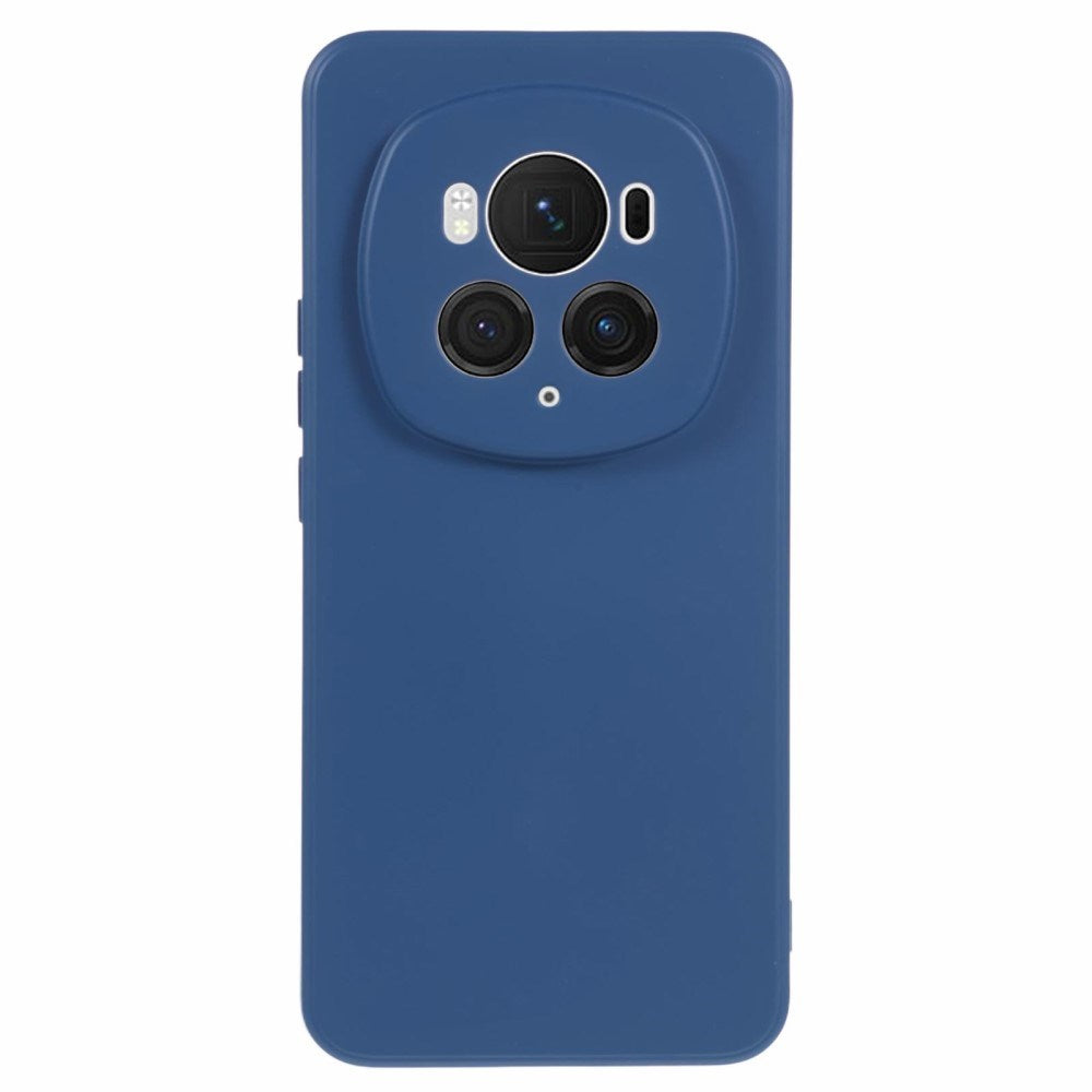 EIDERWOOD Honor Magic6 Pro 5G Case – Flexible Plastic Cover with Fiber Lining and Precise Lens Cutout - Blue