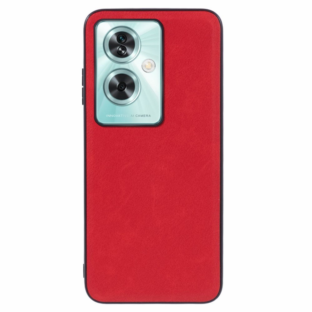 EIDERWOOD OnePlus Nord N30 SE (5G) Leather Coated Plastic Case - Red