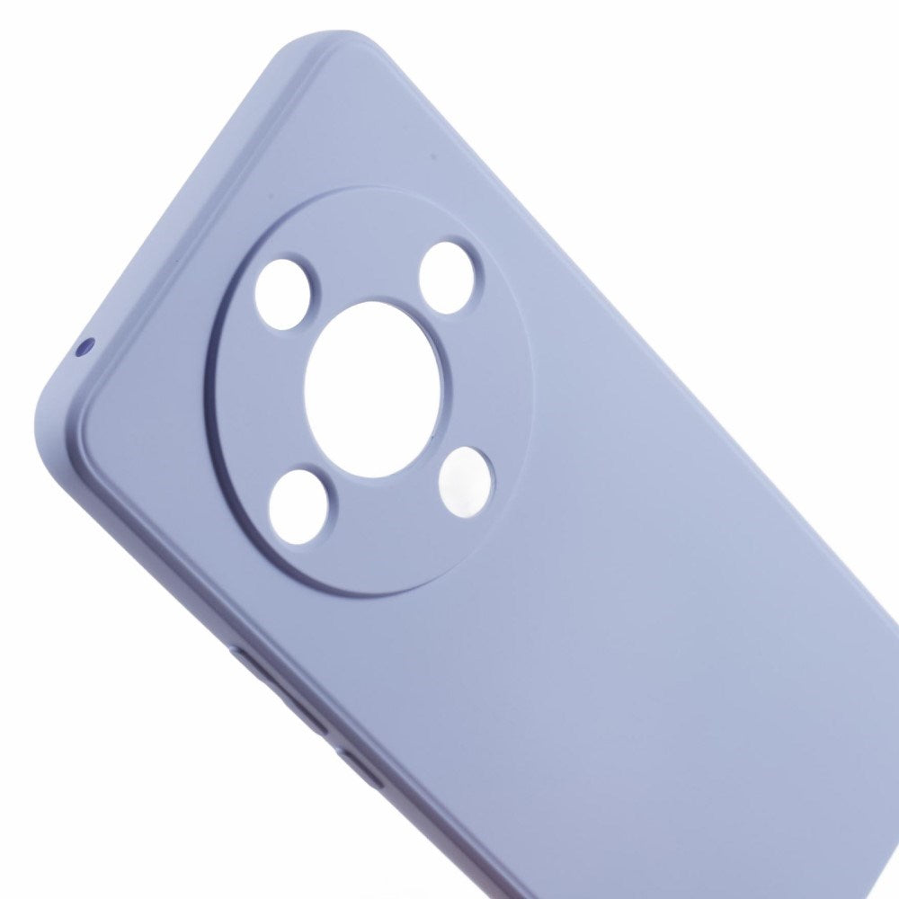 EIDERWOOD Honor Magic6 Lite 5G Case – Flexible Plastic Cover with Fiber Lining and Precise Lens Cutout - Light Blue