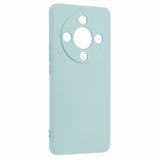 EIDERWOOD Honor Magic6 Lite 5G Case – Flexible Plastic Cover with Fiber Lining and Precise Lens Cutout - Turquoise