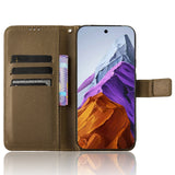 EIDERWOOD Google Pixel 9 / 9 Pro Leather Flip Case w. Strap & Texture - Brown