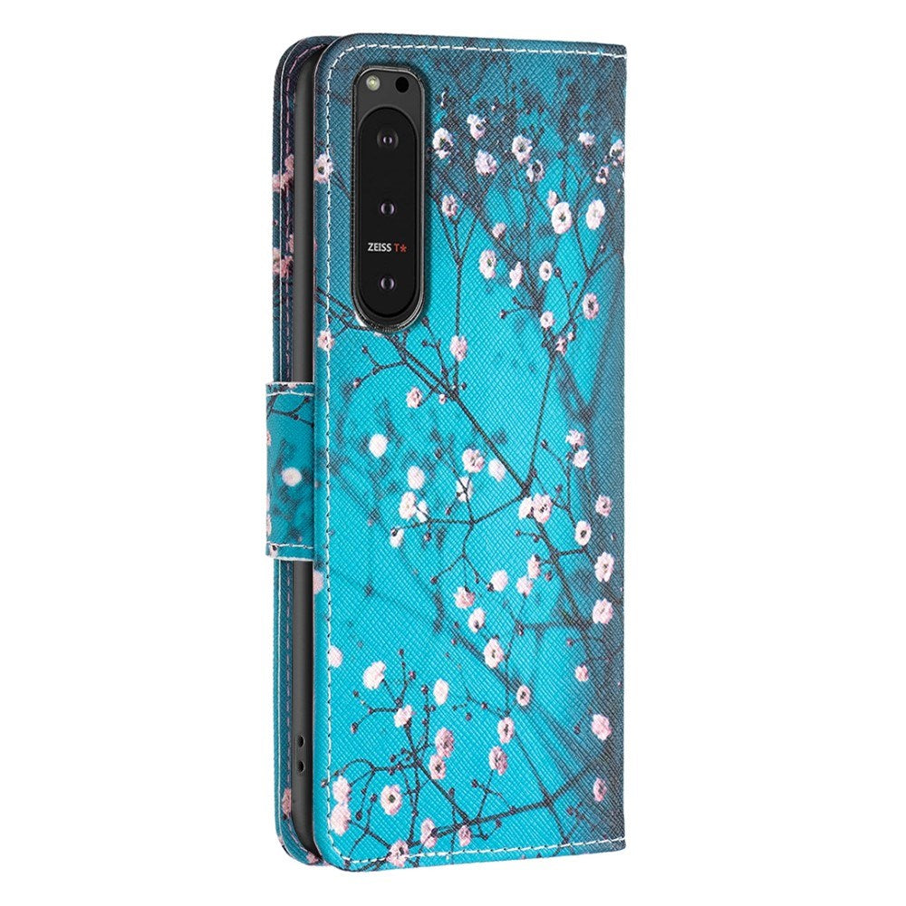 EIDERWOOD Sony Xperia 10 VI Leather Wallet Case & Print - Flower Tree