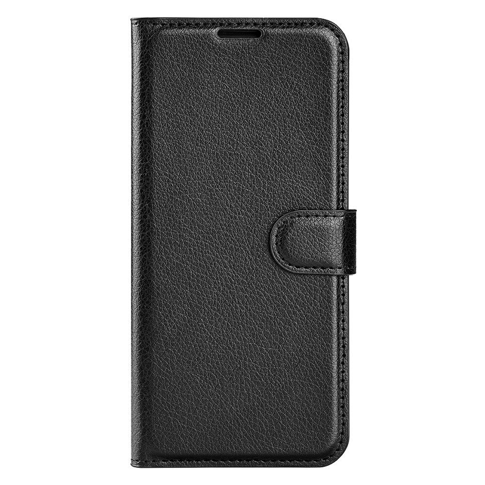 EIDERWOOD Asus Zenfone 11 Ultra PU Litchi Leather Flip Case with Wallet & Stand Function - Black