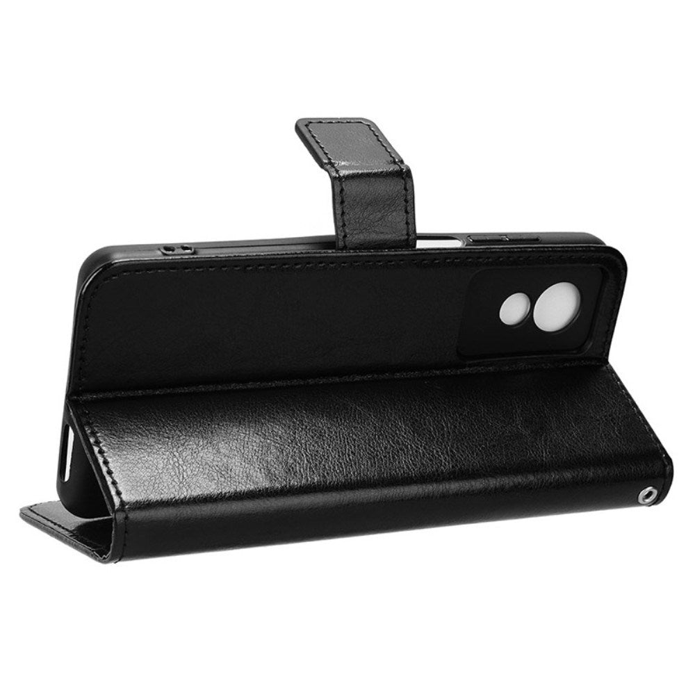 EIDERWOOD TCL 501 Faux Leather Flip Case with Stand & Wallet - Black