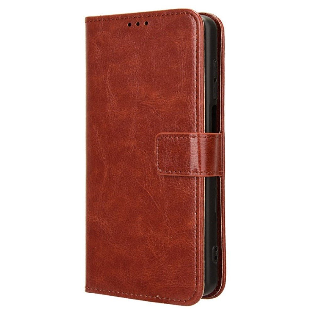 EIDERWOOD TCL 501 Faux Leather Flip Case with Stand & Wallet - Brown