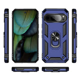 EIDERWOOD Google Pixel 9 / 9 Pro Tough Case w. Magnetic Kickstand - Blue