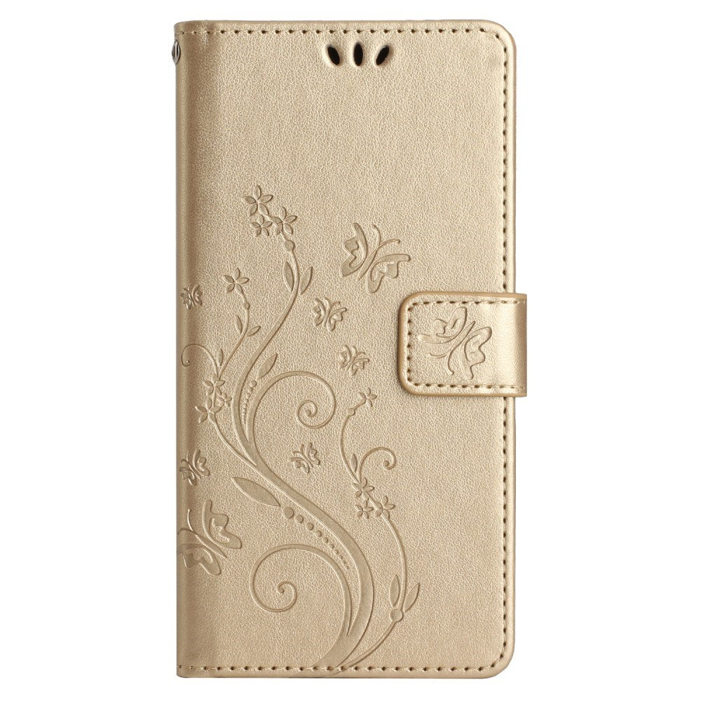 EIDERWOOD Google Pixel 9 / 9 Pro Butterflies Leather Wallet Case - Gold