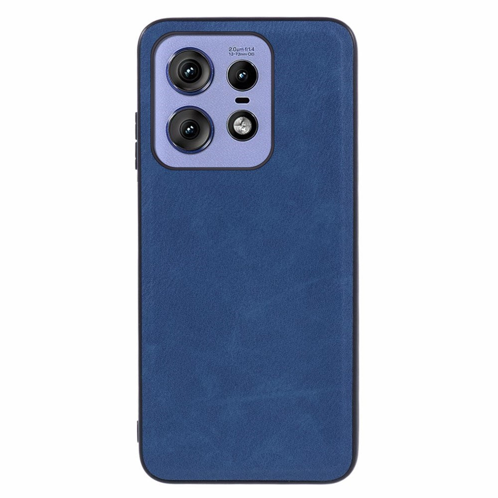 EIDERWOOD Motorola Edge 50 Pro Faux Leather Back Case - Blue