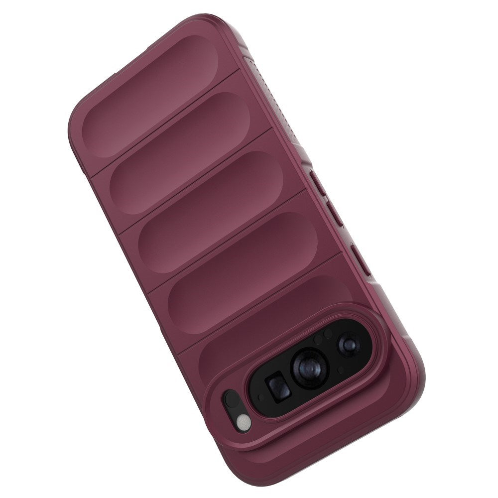 EIDERWOOD Google Pixel 9 Pro Flexible Plastic Case - Wine Red