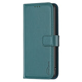 EIDERWOOD Motorola Edge 50 Pro Faux Leather Flip Cover with Stand Function & Card Holder - Green