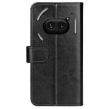 EIDERWOOD Nothing Phone (2a) / (2a) Plus Leather Flip Case with Wallet - Black