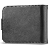 EIDERWOOD Samsung Galaxy Z Flip7 FE / Flip6 Faux Leather Flip Case with Cardholder & Stand Function - Black