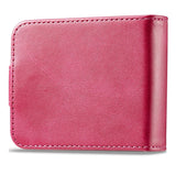 EIDERWOOD Samsung Galaxy Z Flip7 FE / Flip6 Faux Leather Flip Case with Cardholder & Stand Function - Pink