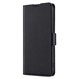 EIDERWOOD Huawei Pura 70 Ultra Flip Case in Faux Leather with Card Holder & Stand Function - Black