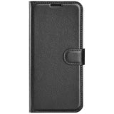 EIDERWOOD Huawei Pura 70 Faux Leather Flip Case with Cardholder & Stand Function - Black