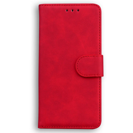 EIDERWOOD iPhone 16e Leatherette Flip Case with Stand Function & Card Holder - Red