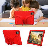 EIDERWOOD iPad Air / Pro 13" (2024) / Pro 12.9" (2022-2018) Kids Case - Butterfly Kickstand Case - Red