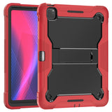 EIDERWOOD iPad Pro 13" (2024) Tough Cover w. Kickstand - Black / Red